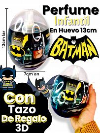 Perfume 50ml  Infantil En Huevo  BATMAN 13cm