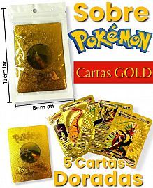 Sobre POKEMON GOLD (5 CARTAS )
