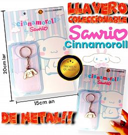 Llavero Colecionables PREMIUM  de Metal CINNAMOROLL SANRIO