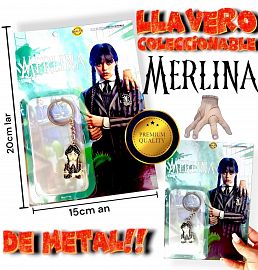 Llavero Coleccionables PREMIUM de metal MERLINA