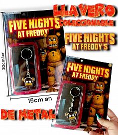 Llavero Coleccionables  PREMIUM FIVE NIGHTS AT FREDDY`S De Metal
