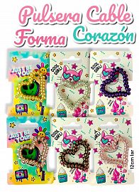 Pulsera Cable Forma Corazón