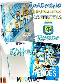 CUADERNO UNIVERSITARIO RAYADO ARGENTINA