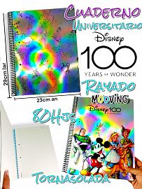 CUADERNO UNIVERSITARIO RAYADO DISNEY 100