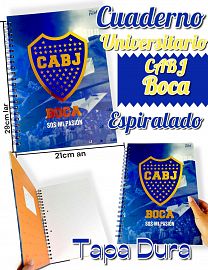 CUADERNO UNIVERSITARIO TD BOCA