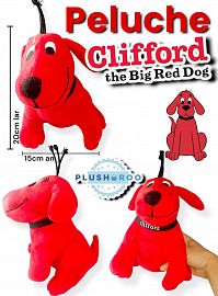 Peluche Premium PLUSHAROO 2024 Clifford Perro Rojo 20cm