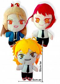 Peluchin Llavero Personajes CHAINSAW MAN 15cm
