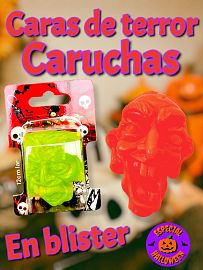 Caras del Terror CARUCHAS Con Carton Exhibidor