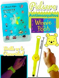 Pulsera ANTIMOSQUITO Winnie The Pooh Brilla en la Oscuridad