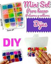Mini Set Para Hacer Pulseras y Collares DIJES DIY
