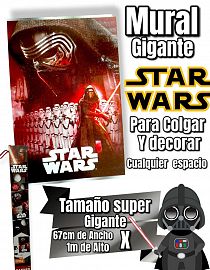 Mural Gigante STAR WARS Para Colgar y Decorar