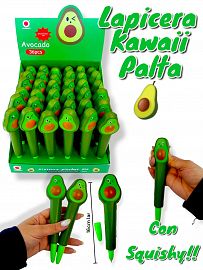 Lapicera Kawaii Palta Con Squishy