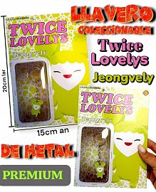 Llavero Premium Coleccionable de Metal  Twice Lovelys (JEONGVELY)