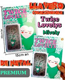 Llavero Premium Coleccionable de Metal  Twice Lovelys (MIVELY)