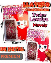 Llavero Premium Coleccionable de Metal  Twice Lovelys (MOVELY)