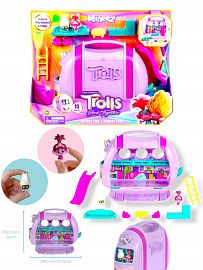Valija Casita Trolls Casa De Muñecas Mineez Band Toguether