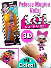 Reloj Lol Omg Pulsera Digital Con Personaje 3D