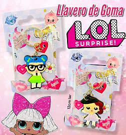 Llavero de Goma LOL En Blister 
