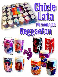Chicle en Lata Personajes REGGAETON