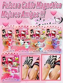 Pulsera Cable Magnetica MEJORES AMIGAS Sanrio 