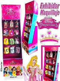 Exhibidor de Maquillaje PRINCESAS con 96 articulos