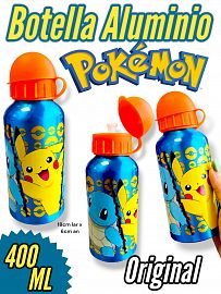 Pokemon Botella 400ml. -Aluminio-