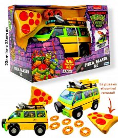 Tortugas Ninja Vehiculo 22cm. Radio Control: Camion Lanza Pizzas -Mayhem-