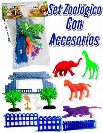 Set ZOOLOGICO Con Accesorios 