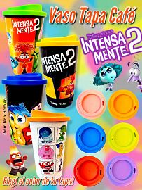 Vaso Tapa Cafe INTENSAMENTE 2 380cc