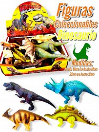 FIGURAS COLECCIONABLES DINOSAURIO TOYLAND GOMA SOFT 
