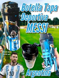 Botella Tapa Deportiva MESSI ARGENTINA 