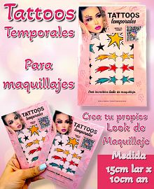 Tattos Temporales Para Maquillajes 