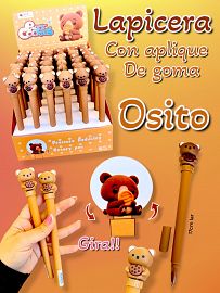 Lapicera Con Aplique de Goma OSITO