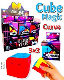 Cubo Mágico LZC 3x3 Curvo en caja exhibidora x12