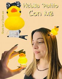 Hebilla Patito Kawaii Con Luz 