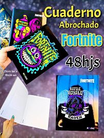 CUADERNO ABROCHADO FORTNITE