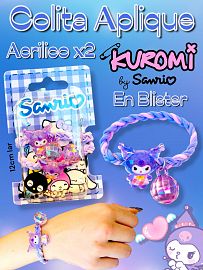 Colita Aplique Acrilico x2 SANRIO