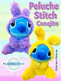 Peluche Premium PLUSHAROO 2024 STITCH CONEJITO
