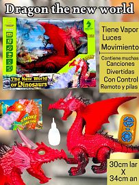  Dragon The New World Luz,Sonido con Movimiento Vapor Radio Control Dragon