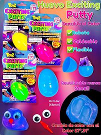 Huevo Excinting Putty Sensible al Calor 