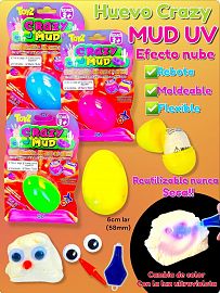 Huevo Crazy Mud UV Efecto Nube 