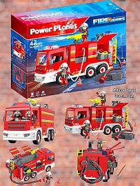 Camion de Bombero con Luz y Sonido Power Planet