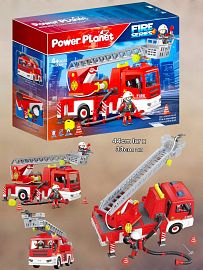 Camion de Bomberos con Luz y Sonido Power Planet