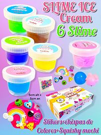 Set 6 Slime Ice Cream