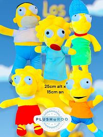 Peluche Premium PLUSHAROO 2025 Los Simpson 