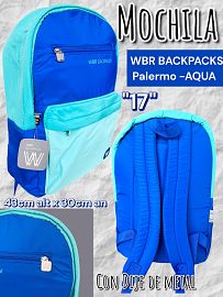 Mochila WBR Backpacks Palermo AQUA 
