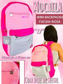 Mochila WBR Backpacks Fucsia - Rosa 