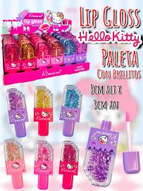 Lip Gloss Paleta Con Brillitos Hello Kitty 