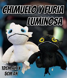 Peluchin Chimuelo y Furia Luminosa