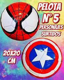 Pelota Numero 5 Personajes Surtidos